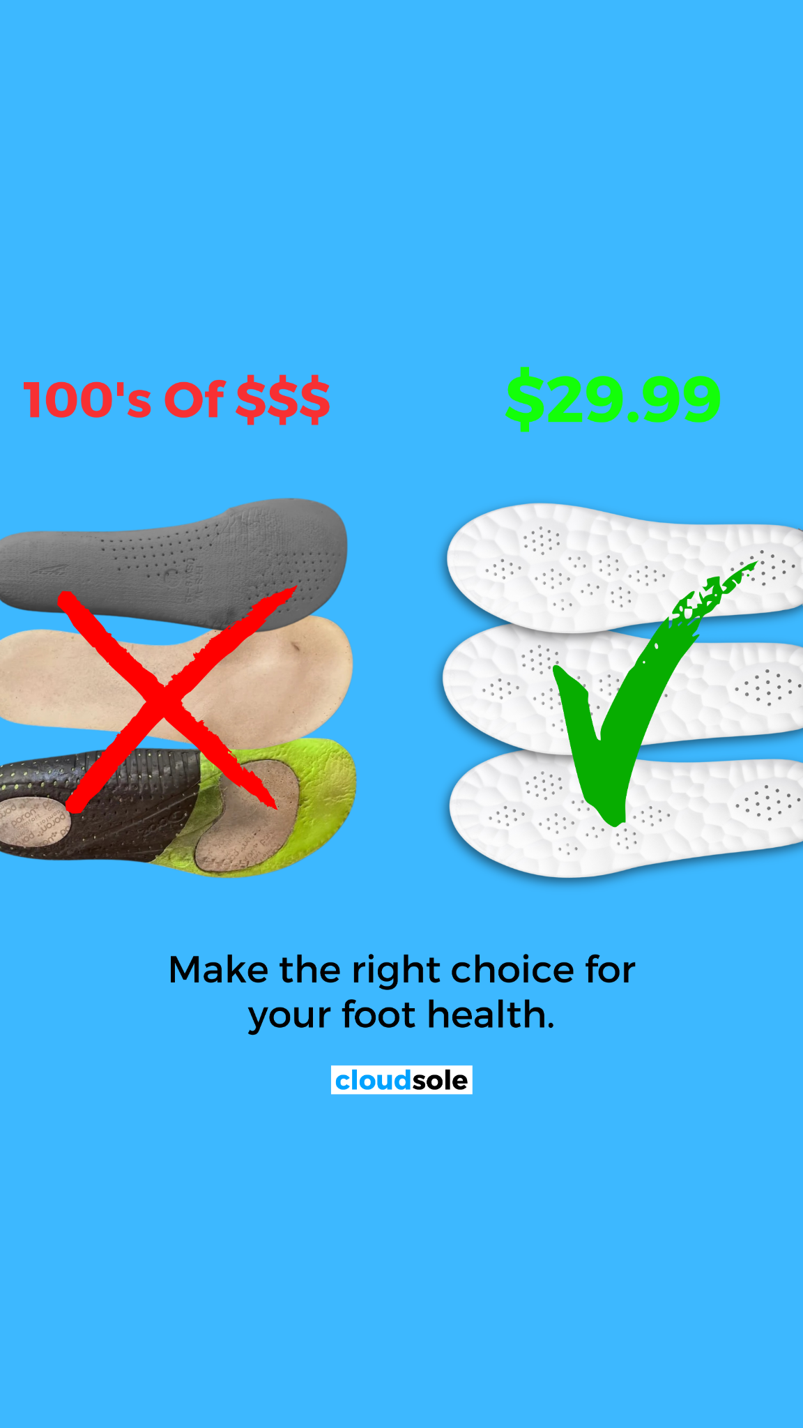 CloudSole Facebook ad