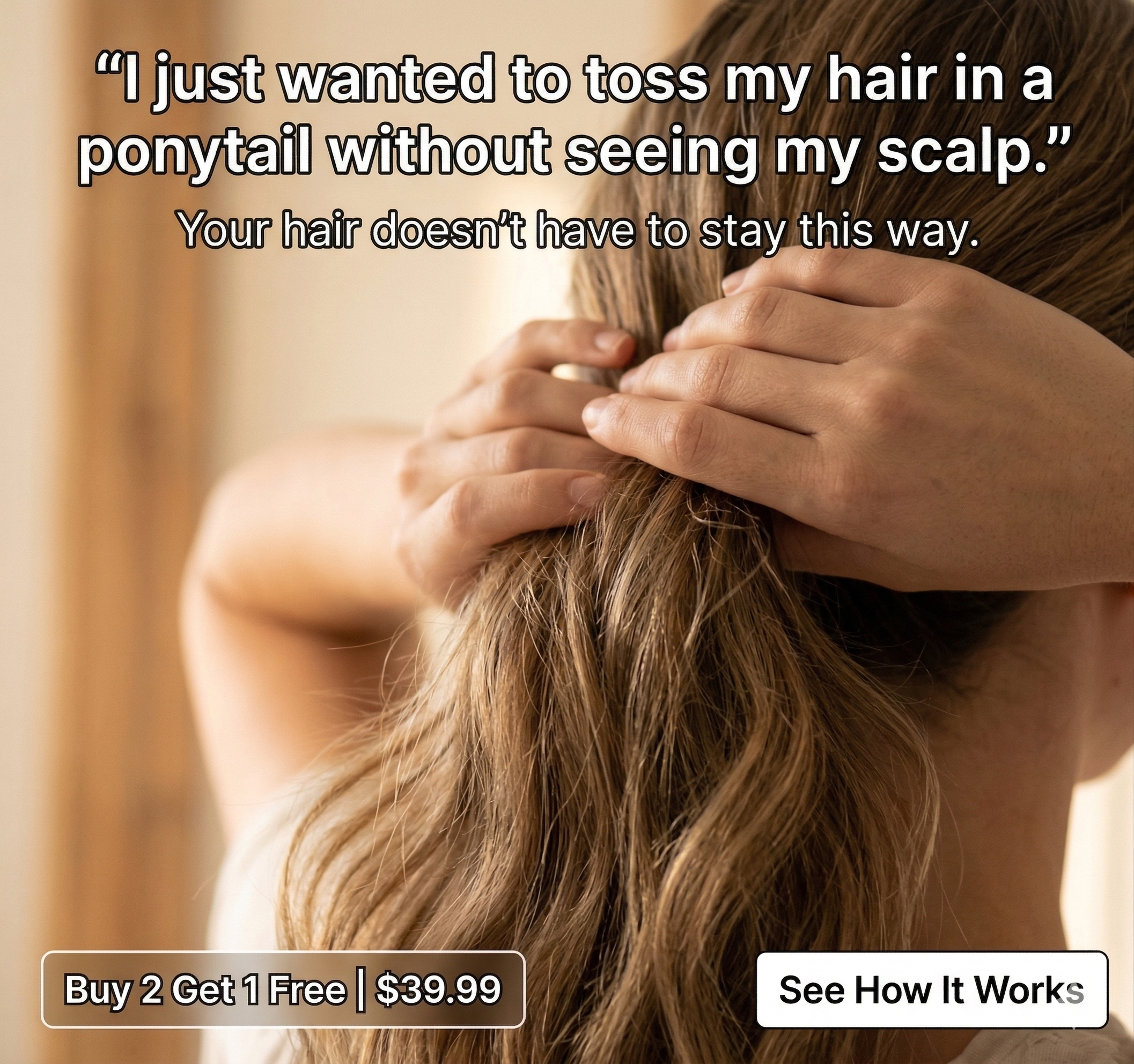 Dr. Alana Peters, MD - Dermatologist Facebook ad: Nourish Your Hair Naturally