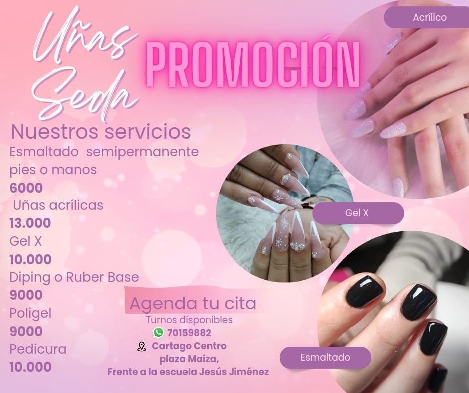 Uñas Sedas Facebook ad