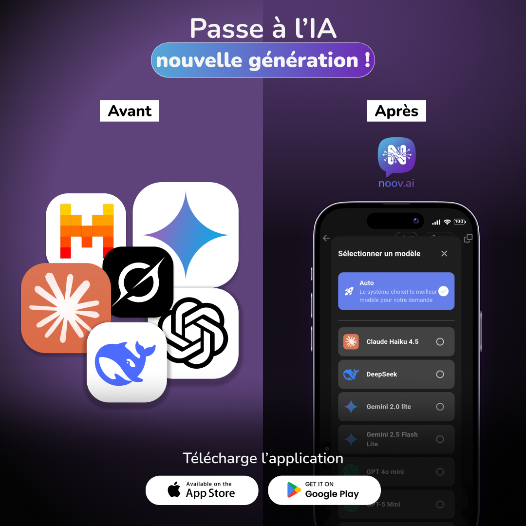 Noov AI Facebook ad: L’IA sans compromis