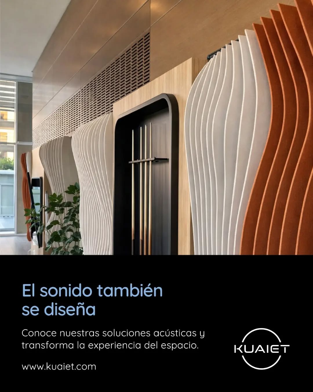 Kuaiet.acoustic Facebook ad: El sonido también se diseña