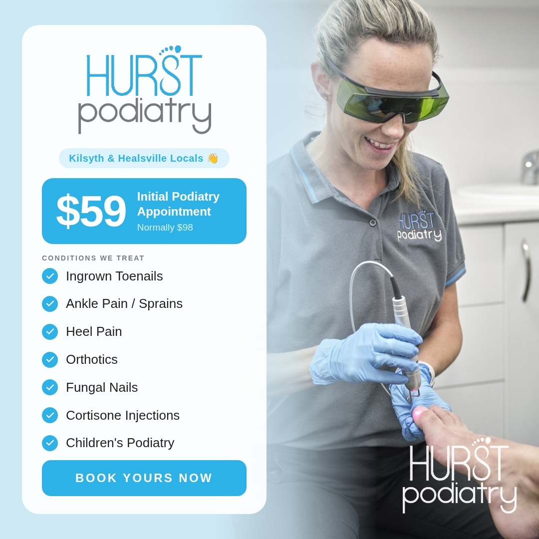 Hurst Podiatry Facebook ad