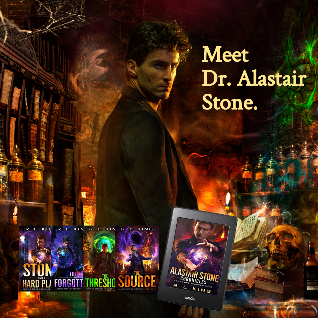The Alastair Stone Chronicles by R. L. King Facebook ad: Bingeworthy Urban Fantasy - FREE on KU!