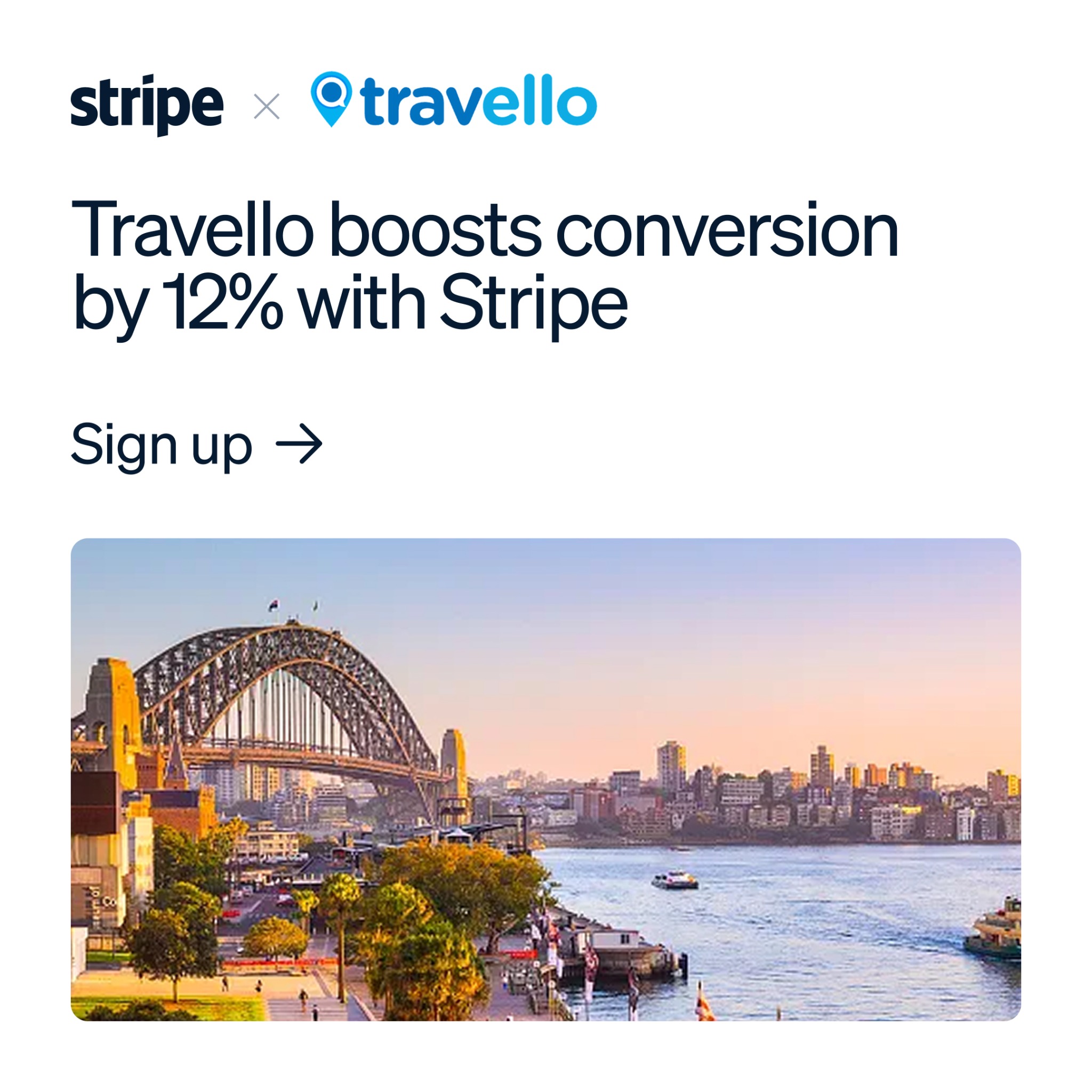 Stripe Facebook ad