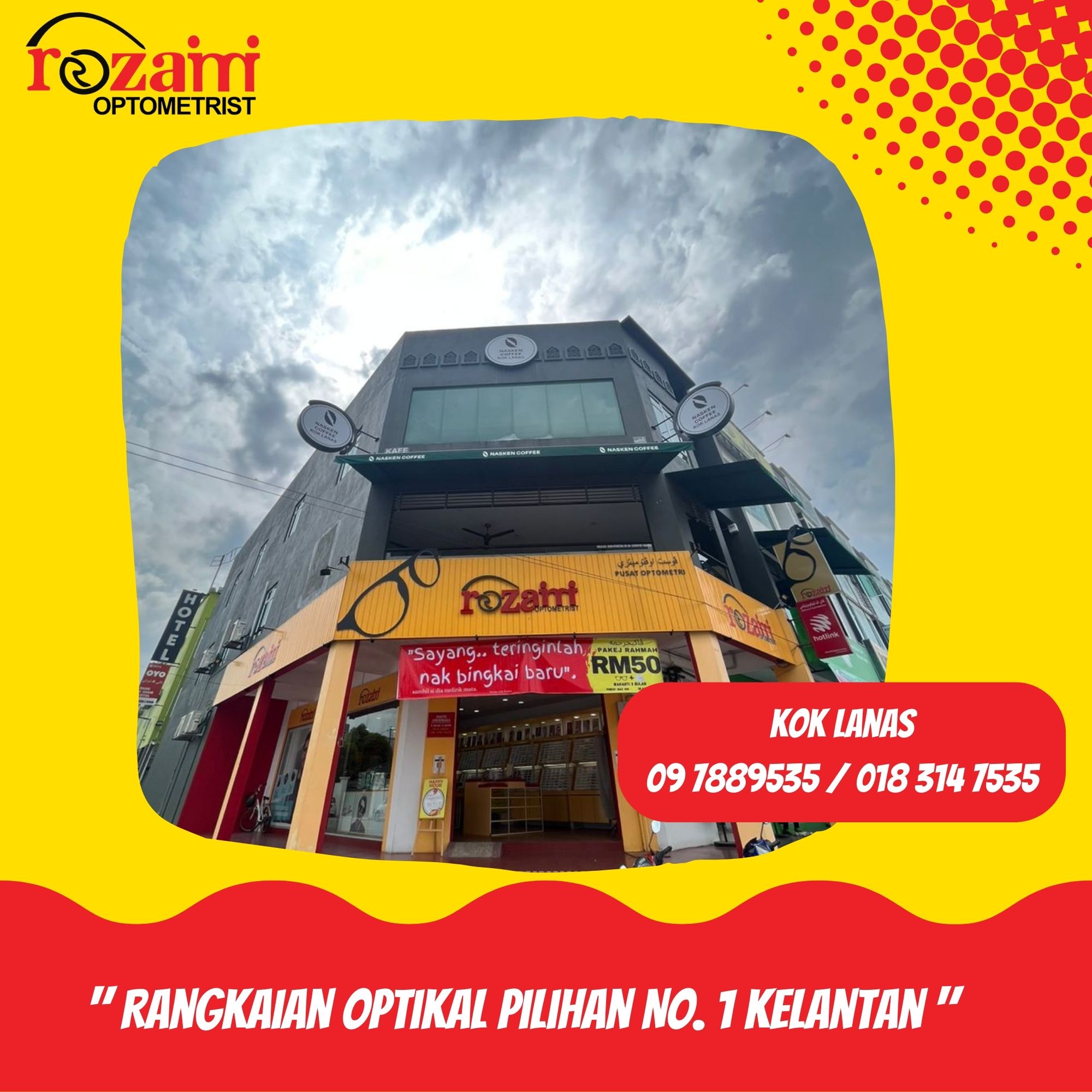 Rozaimi Optometrist Facebook ad
