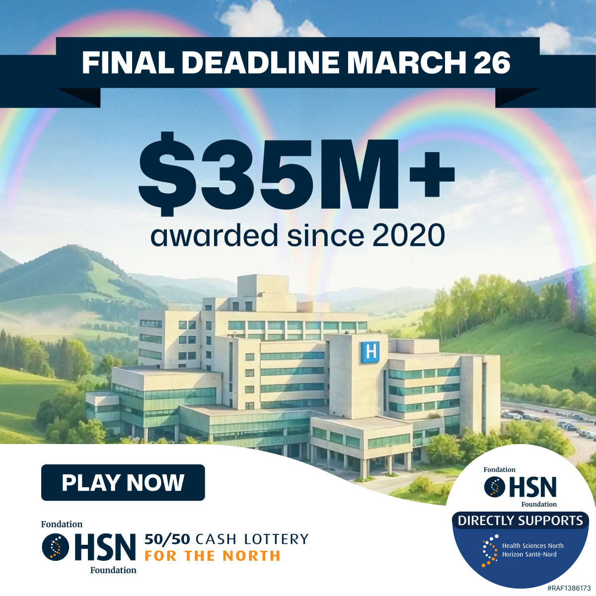 HSN 50/50 Facebook ad