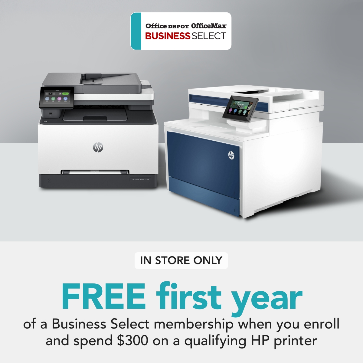 Office Depot Facebook ad: Upgrade your workspace and your perks.