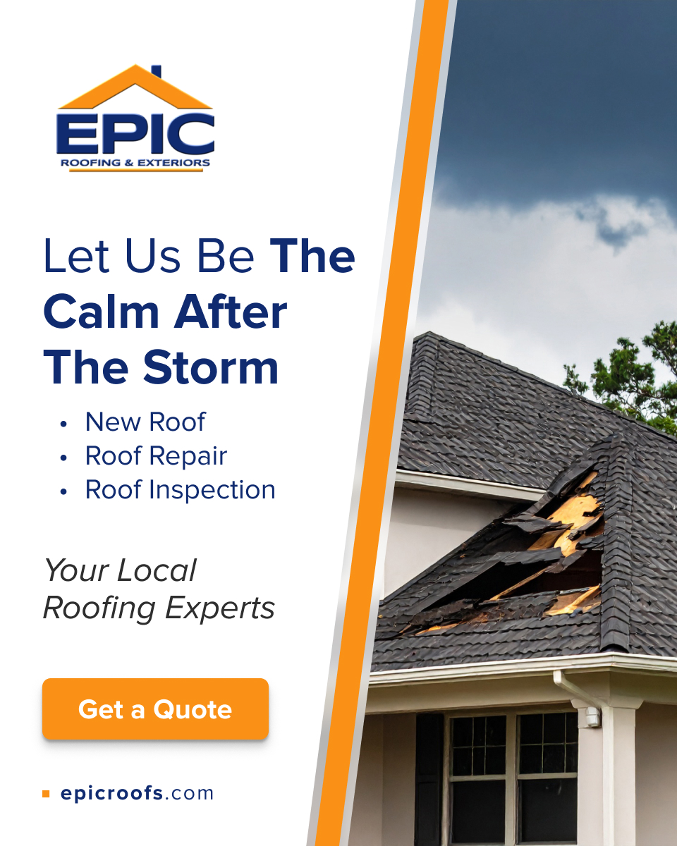 Epic Roofing Facebook ad