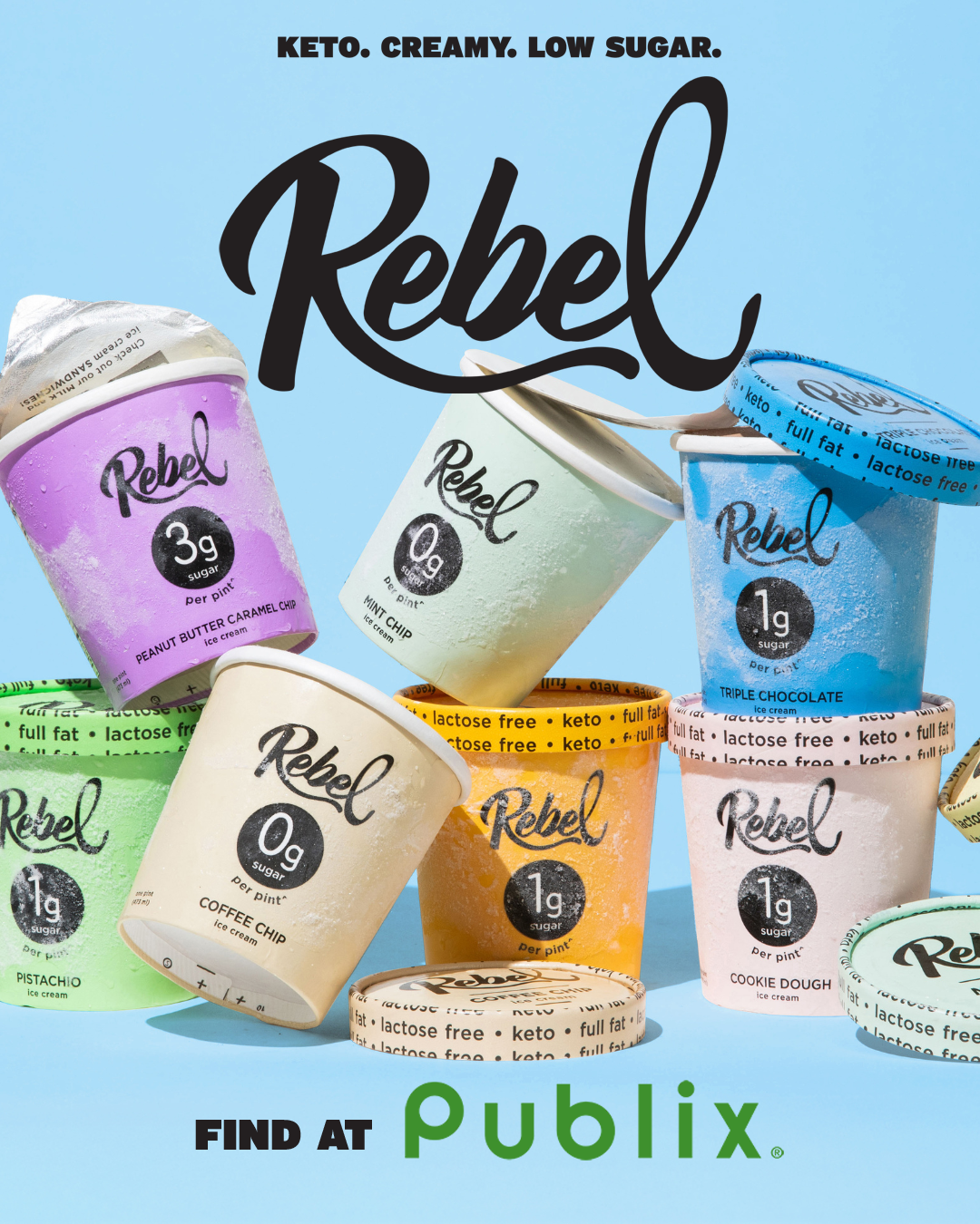 Rebel Creamery Facebook ad: Rebel Ice Cream