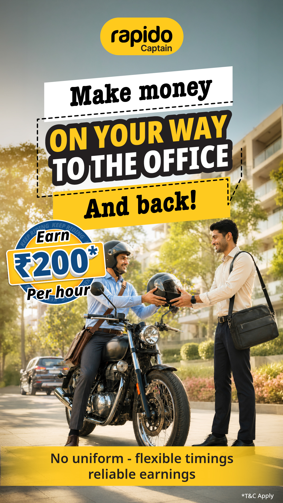 Rapido Captain Facebook ad