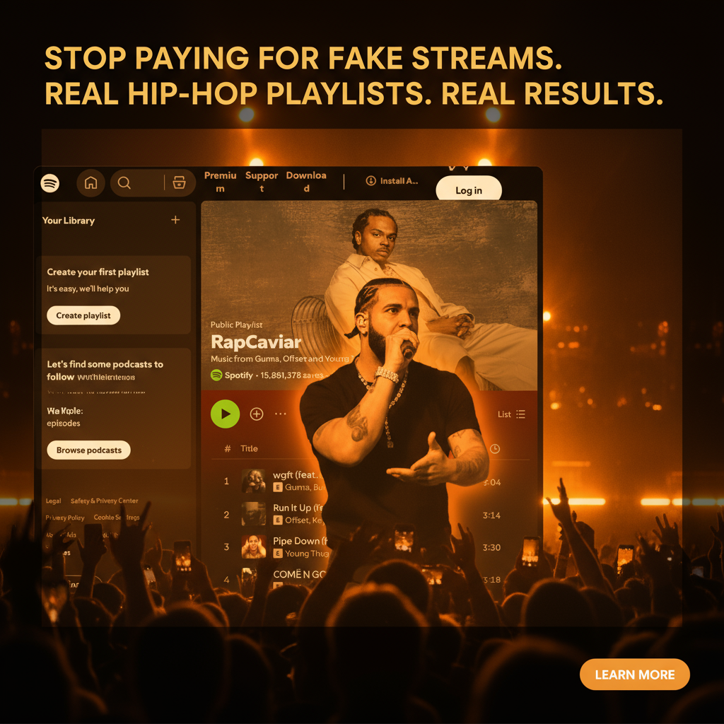 Playlist Booker Facebook ad