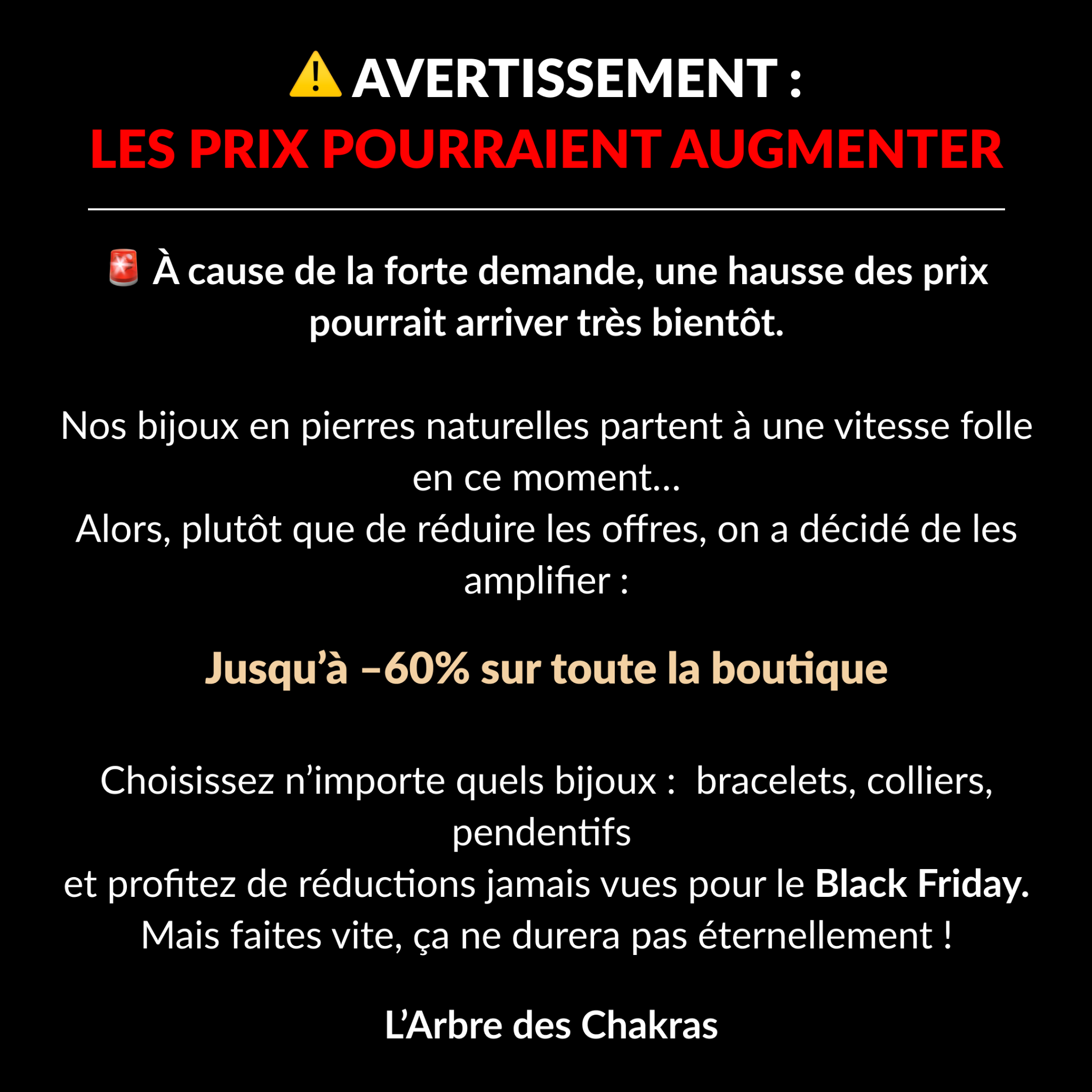 L'Arbre des Chakras Facebook ad