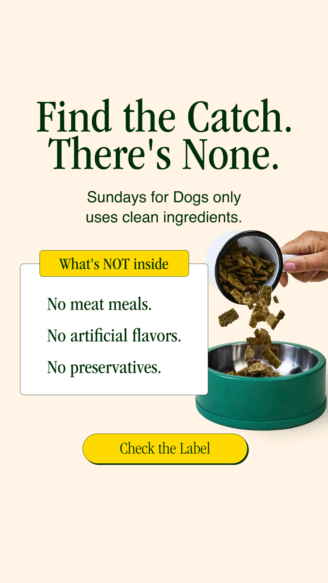 Sundays Facebook ad