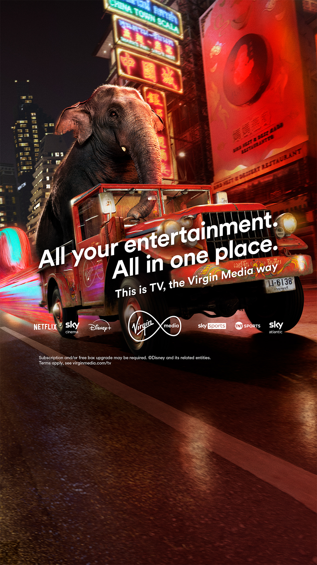 Virgin Media Facebook ad: Switch to Virgin Media TV today