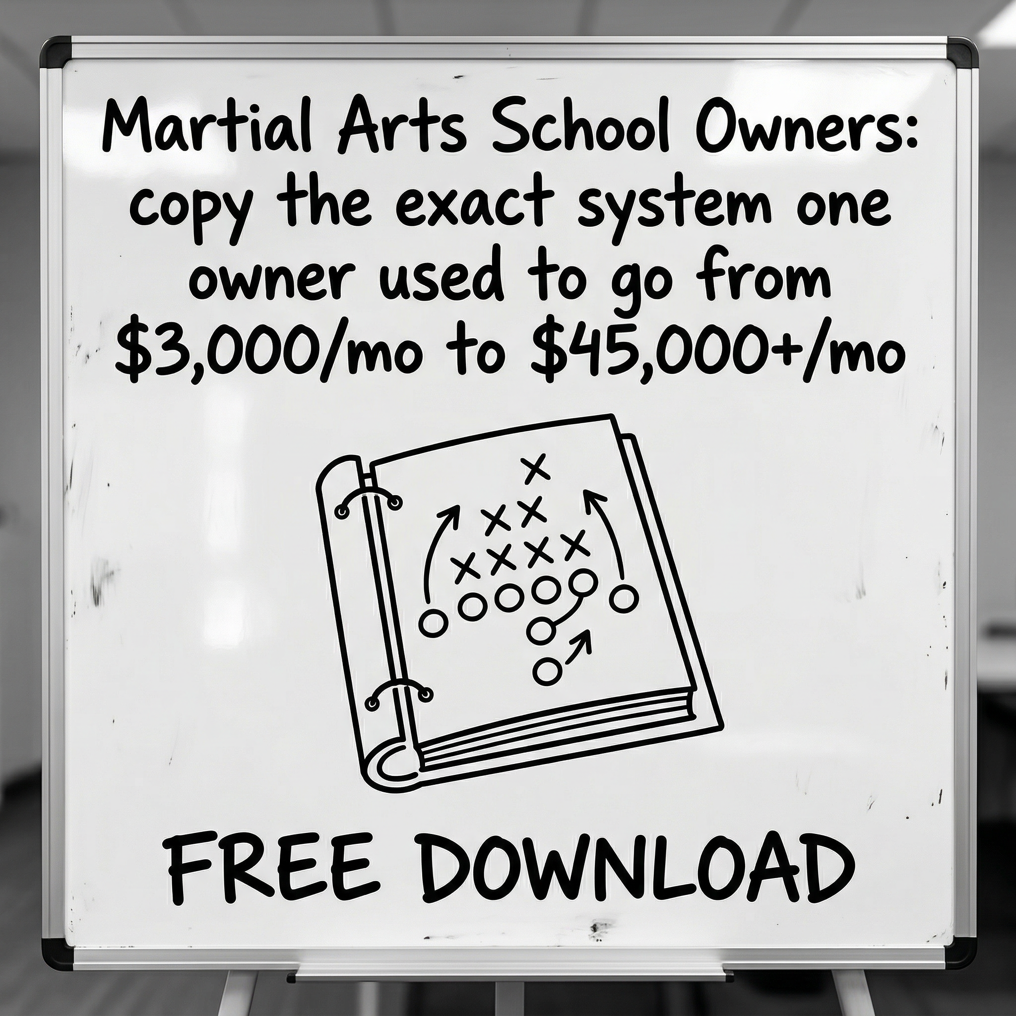More Black Belts Facebook ad: Get The Free Case Study [Martial Arts School Owners Only]