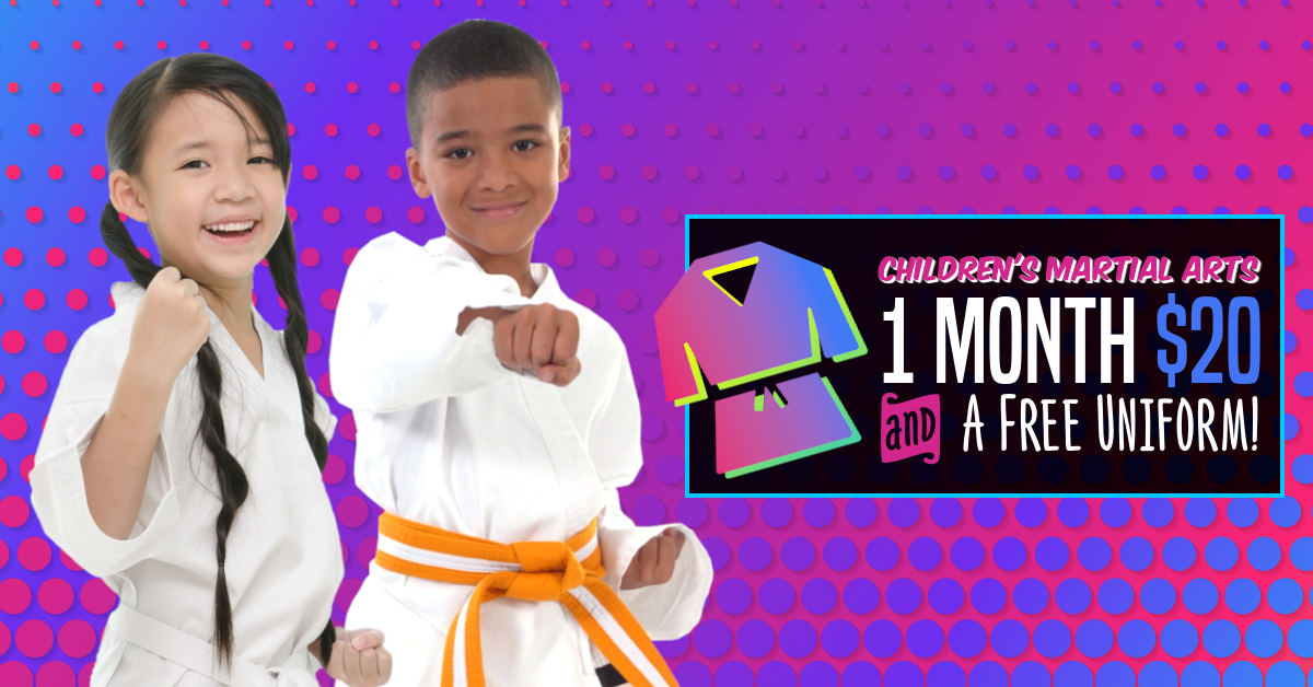 Polaris Taekwondo Facebook ad: 1 Month for $20 - Includes a Free Uniform!