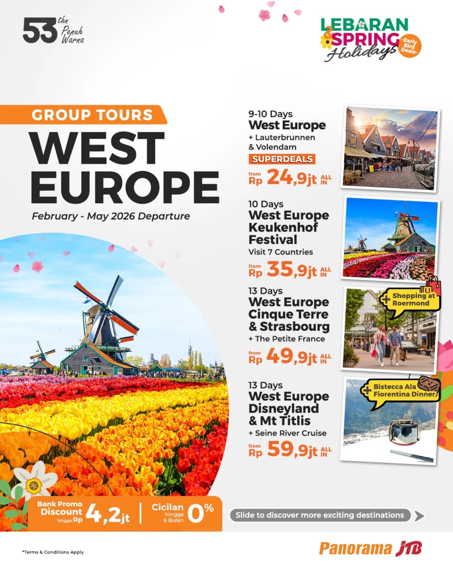 Panorama JTB Tours Facebook ad