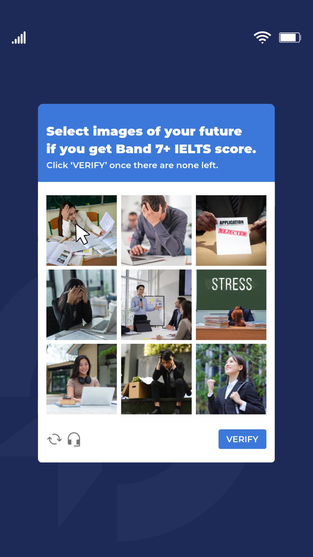 Wall Street English Facebook ad: Your Future Starts with IELTS Band 7+