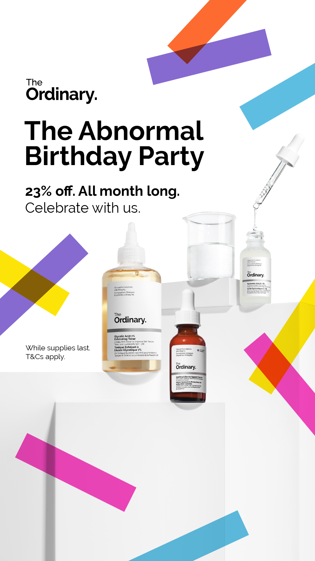 The Ordinary Facebook ad