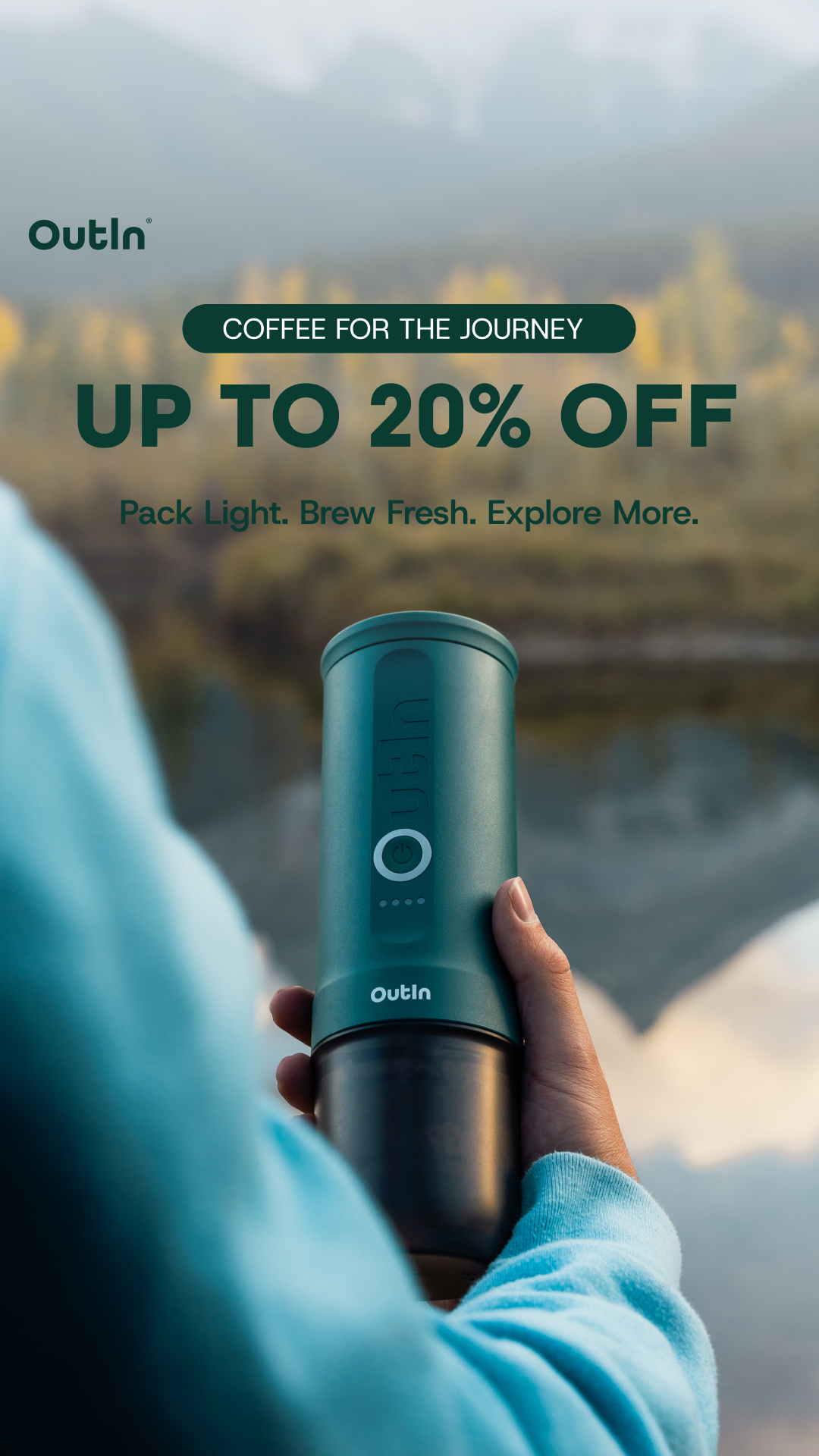 Outin Portable Electric Espresso Machine Facebook ad