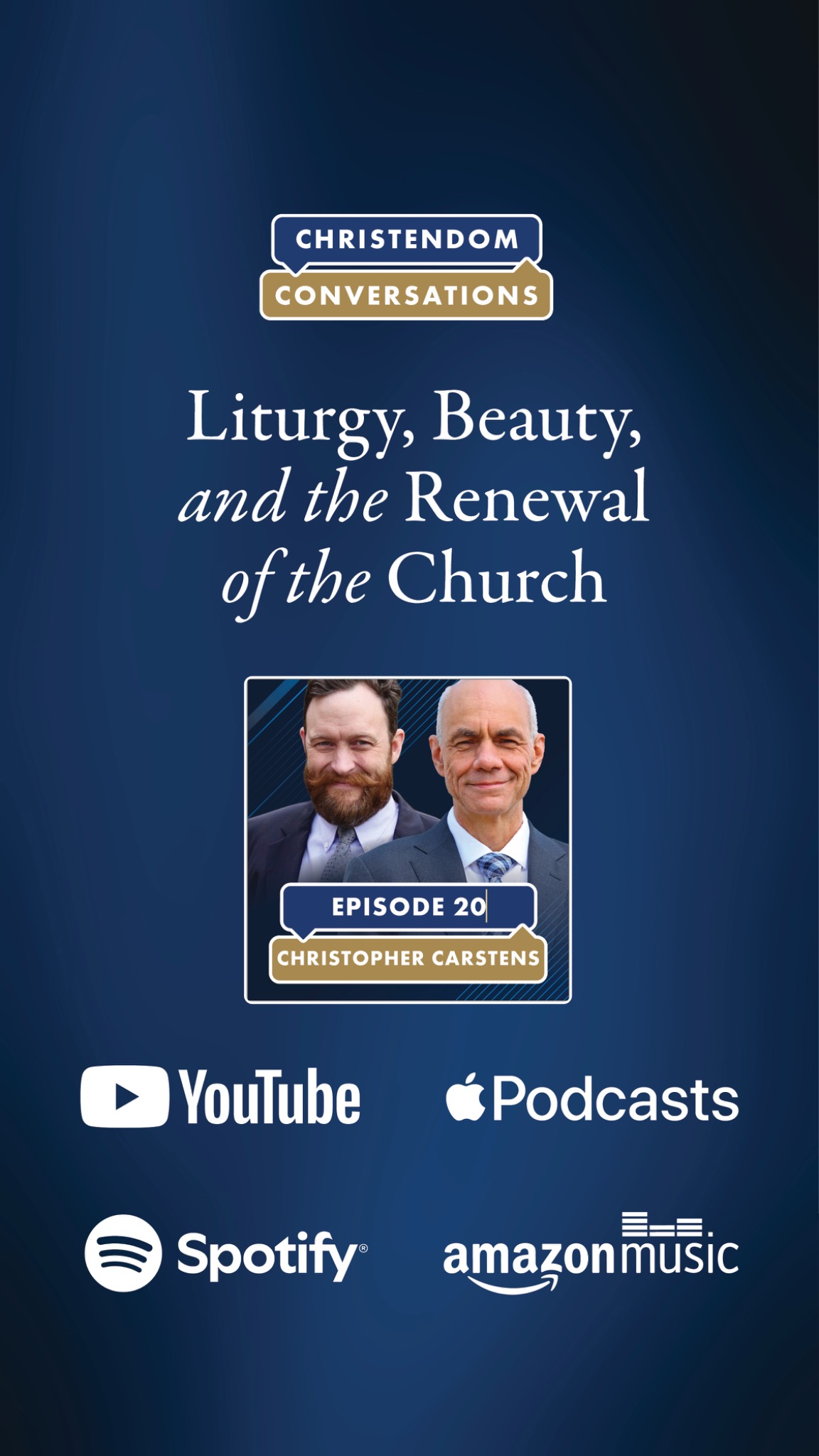 Christendom College Facebook ad: Listen to the conversation now!