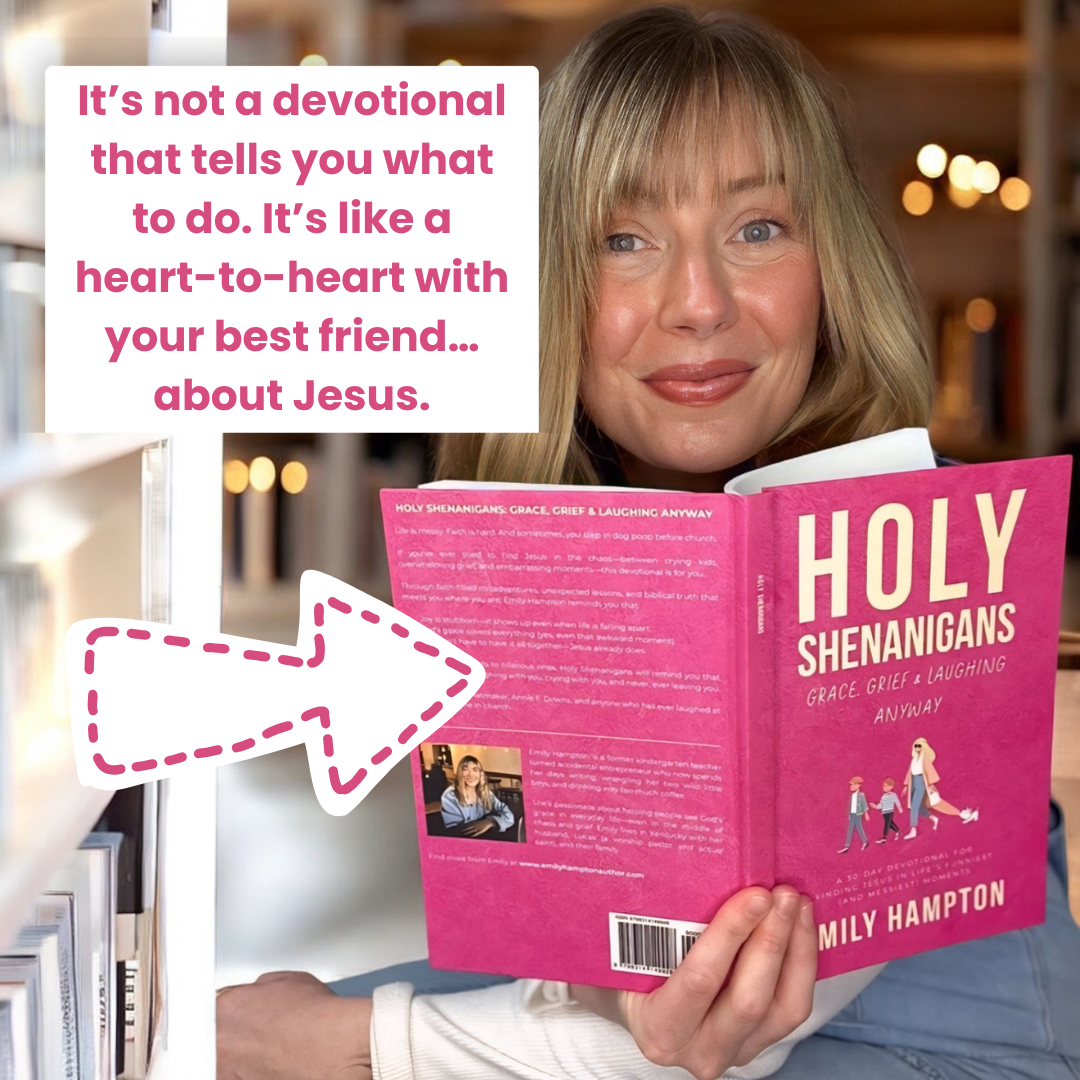 Spoon and Script by Emily Hampton Facebook ad: Devotional for Real Life