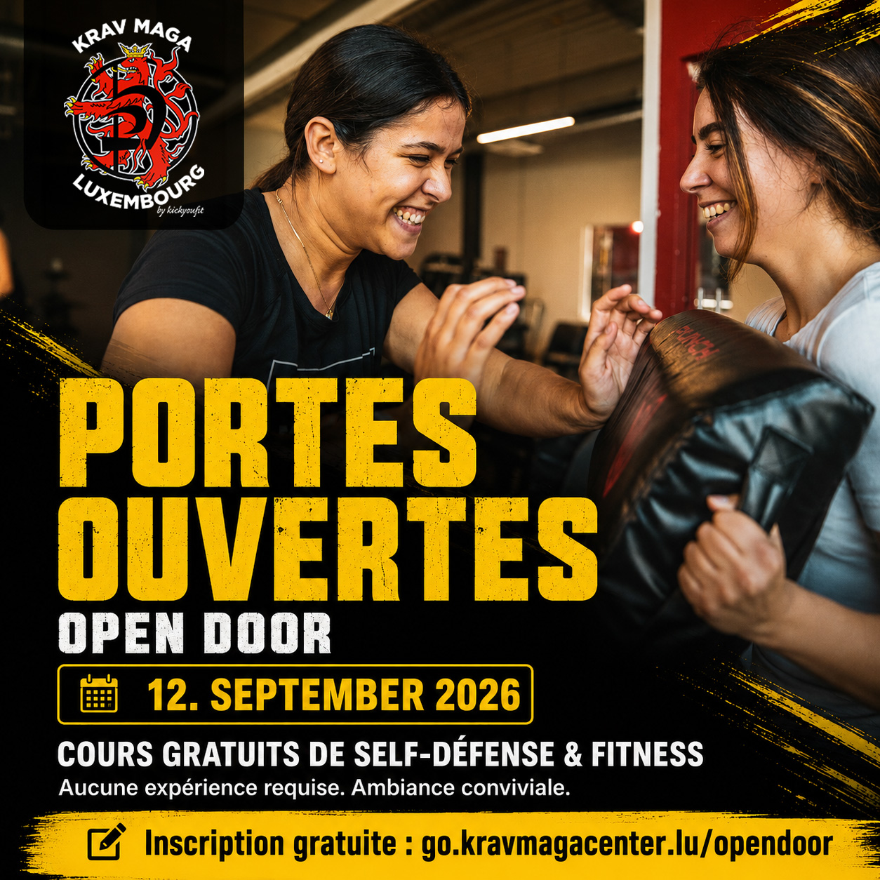 Krav Maga Center "by kickyoufit" Facebook ad