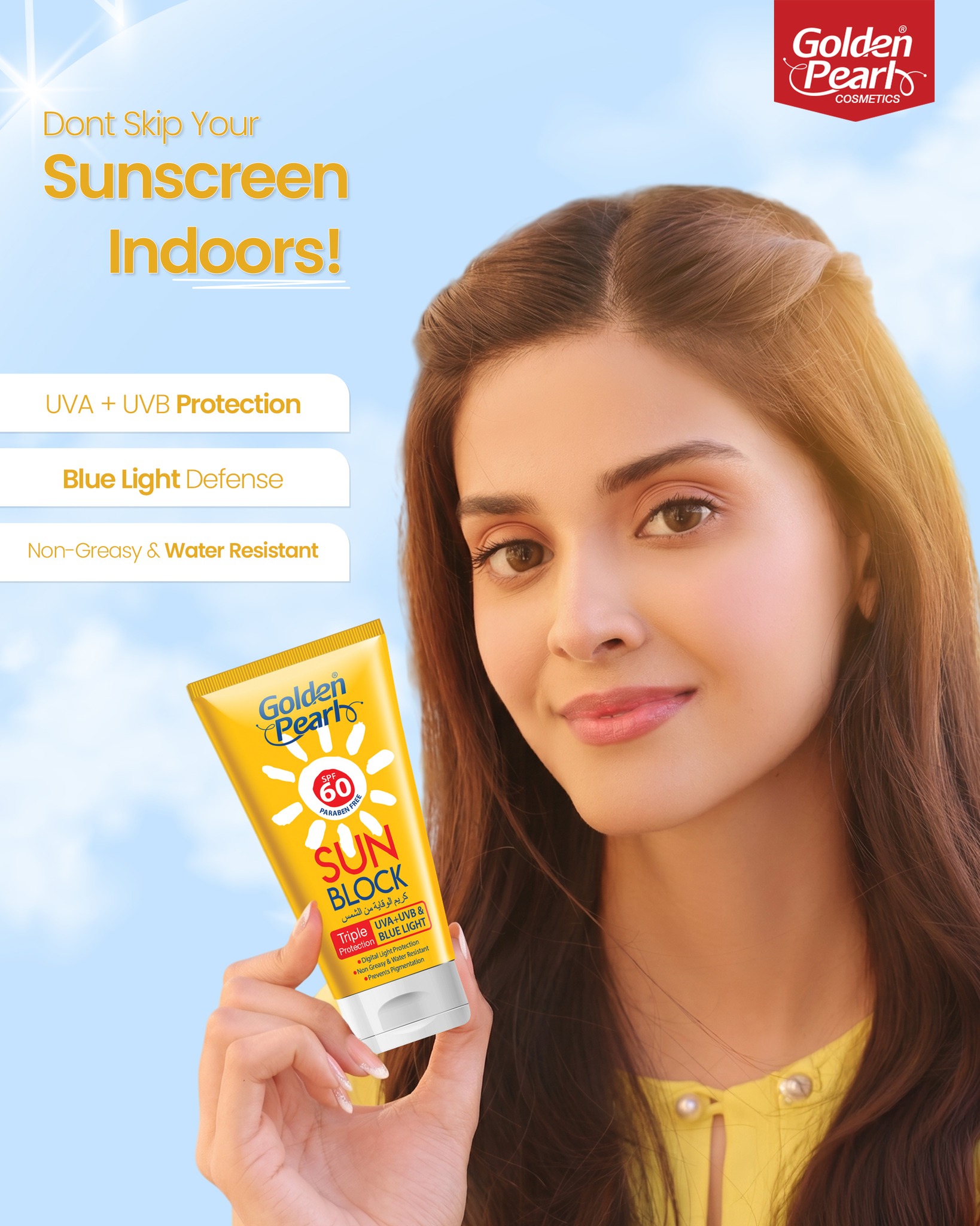 Golden Pearl Cosmetics Facebook ad