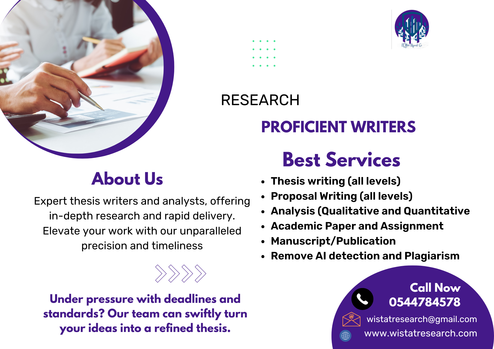 WIStat Research Facebook ad: Students! Let’s Make Your Research Stress-Free!