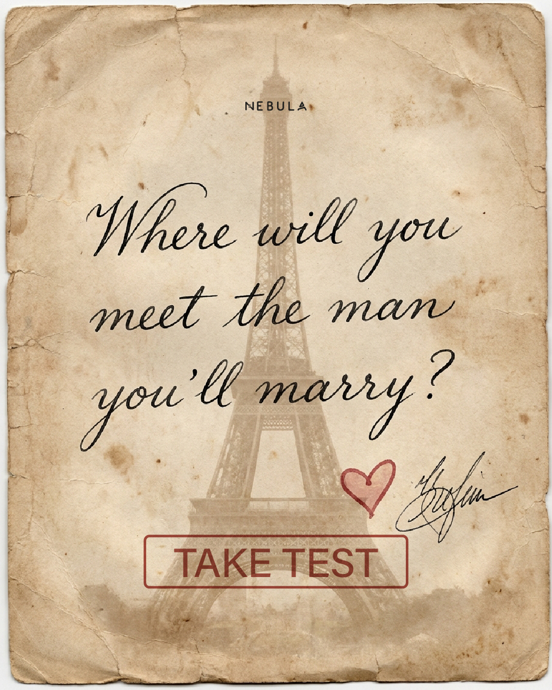 Nebula: Marriage Compatibility Facebook ad