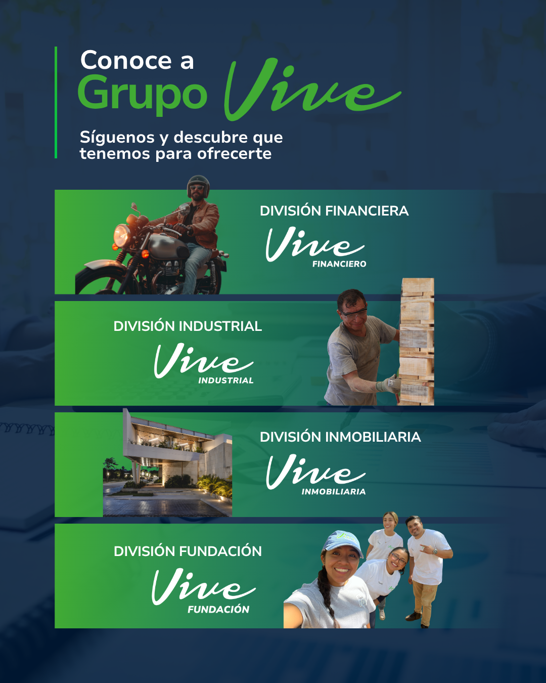 Vive Facebook ad: En Vive, entendemos que el crecimiento real no…