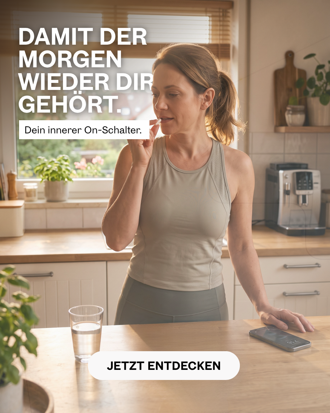 ONOFF Facebook ad: Dein Morgen. Endlich dir gehört.