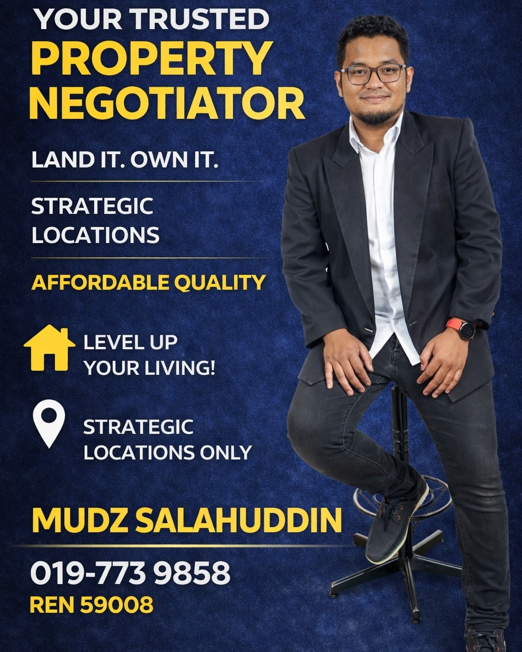 Mudz Property Facebook ad: For more info, please contact me: Mudz Salahuddin 0197739858