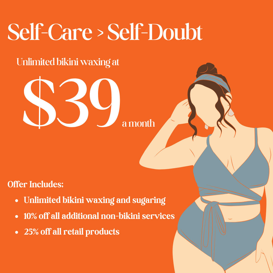 Shobha Facebook ad: Smooth All Year: Unlimited Bikini Wax for $39/Month!