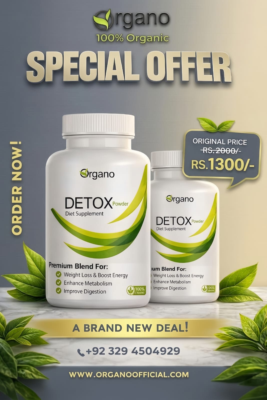 Organo Facebook ad from Mar 24, 2026