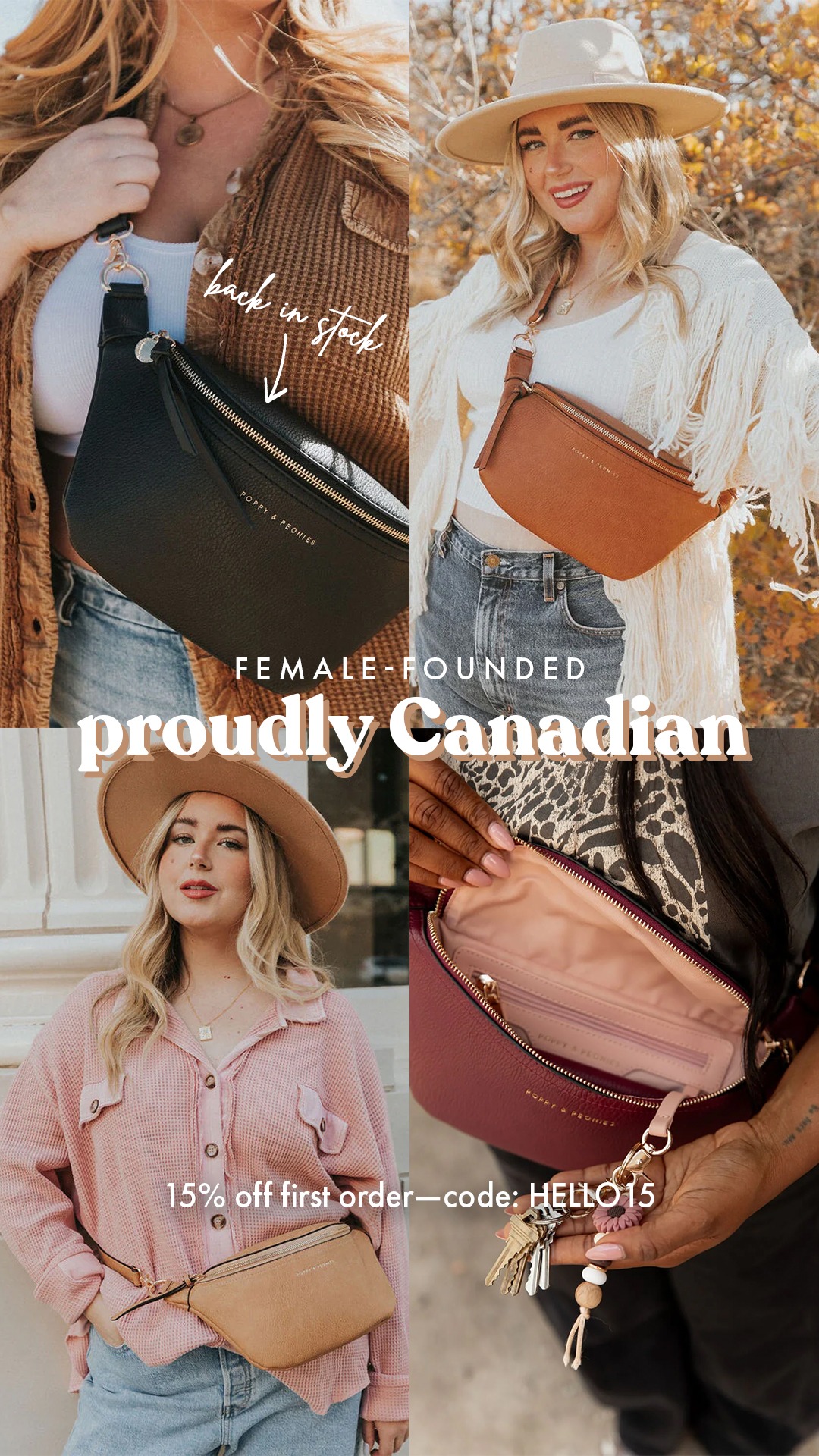 Poppy & Peonies Facebook ad