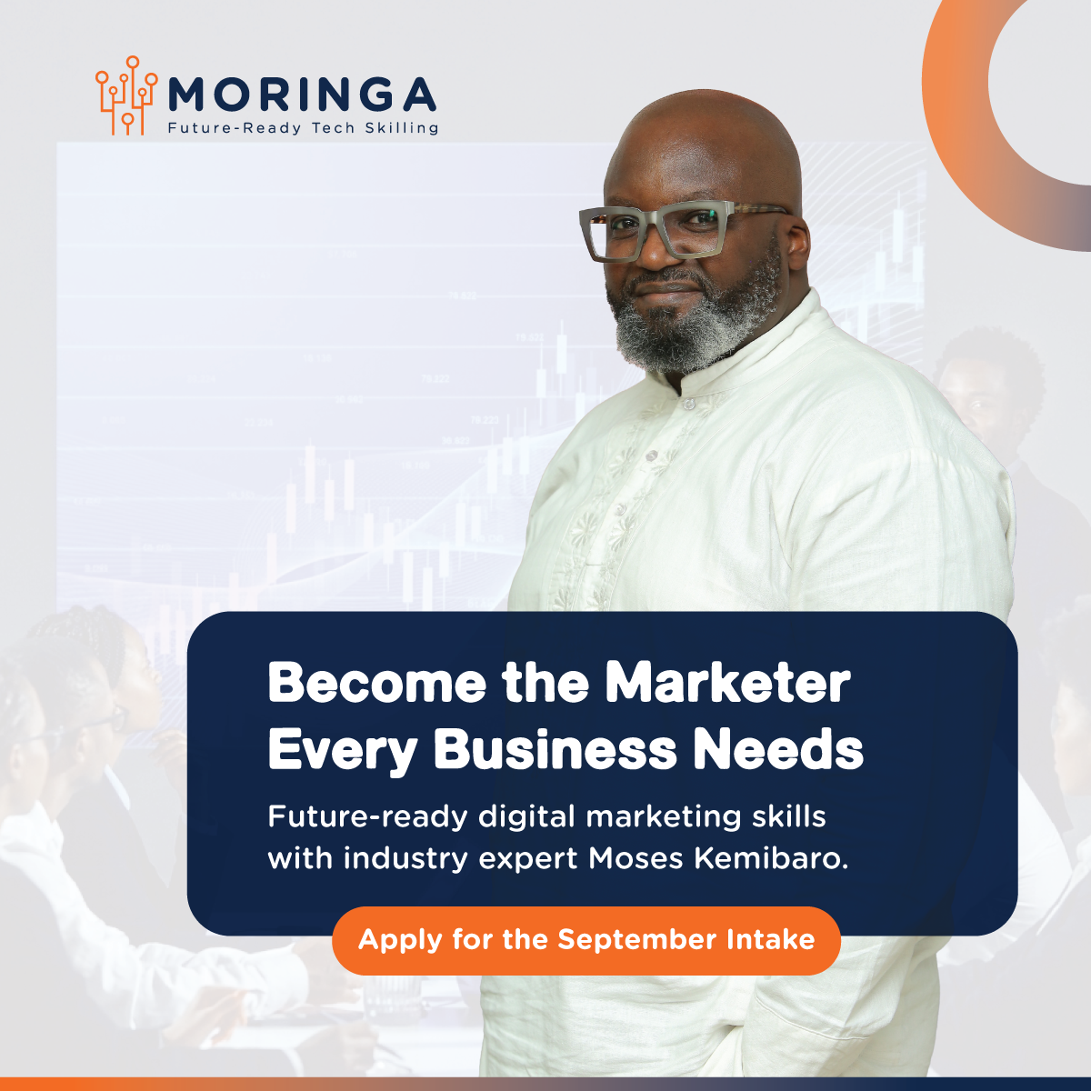 Moringa School Facebook ad: Learn From A 20+ Year Industry Exert