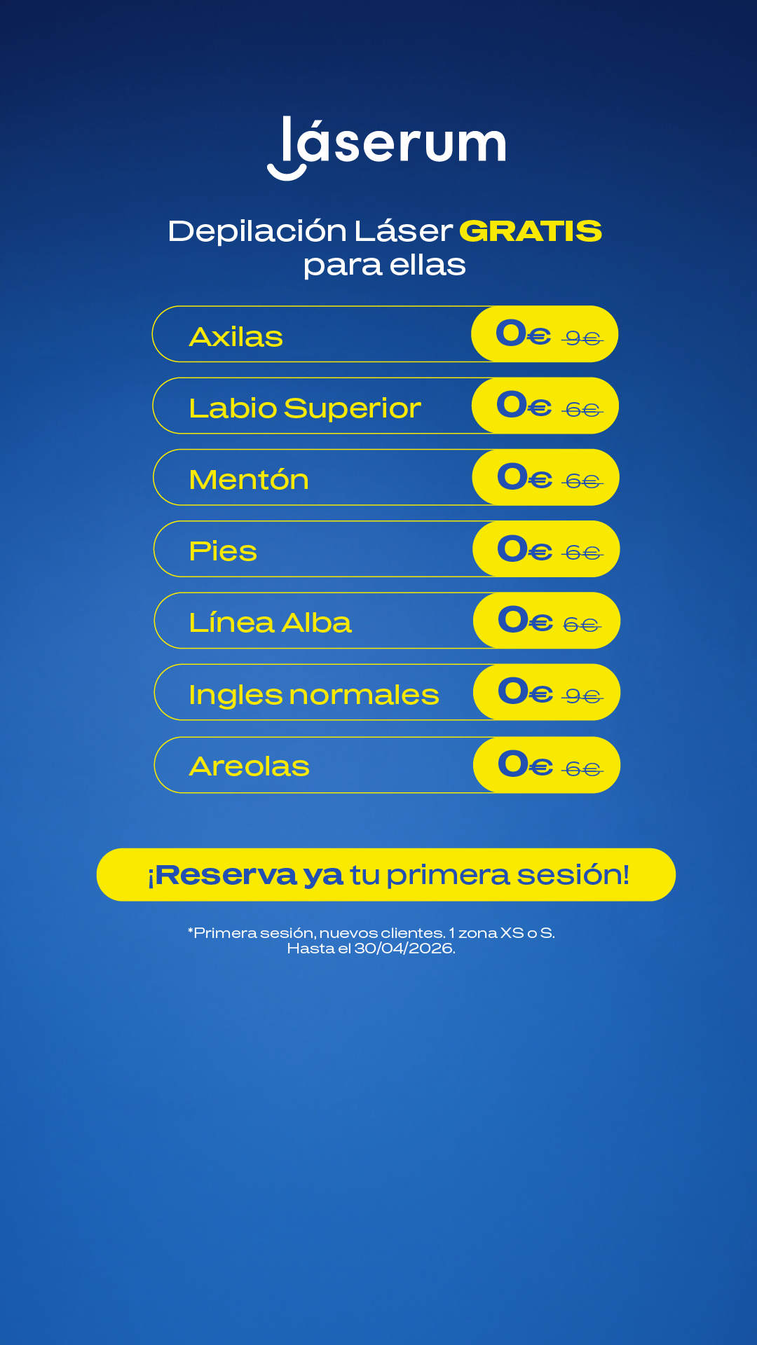 Láserum Facebook ad