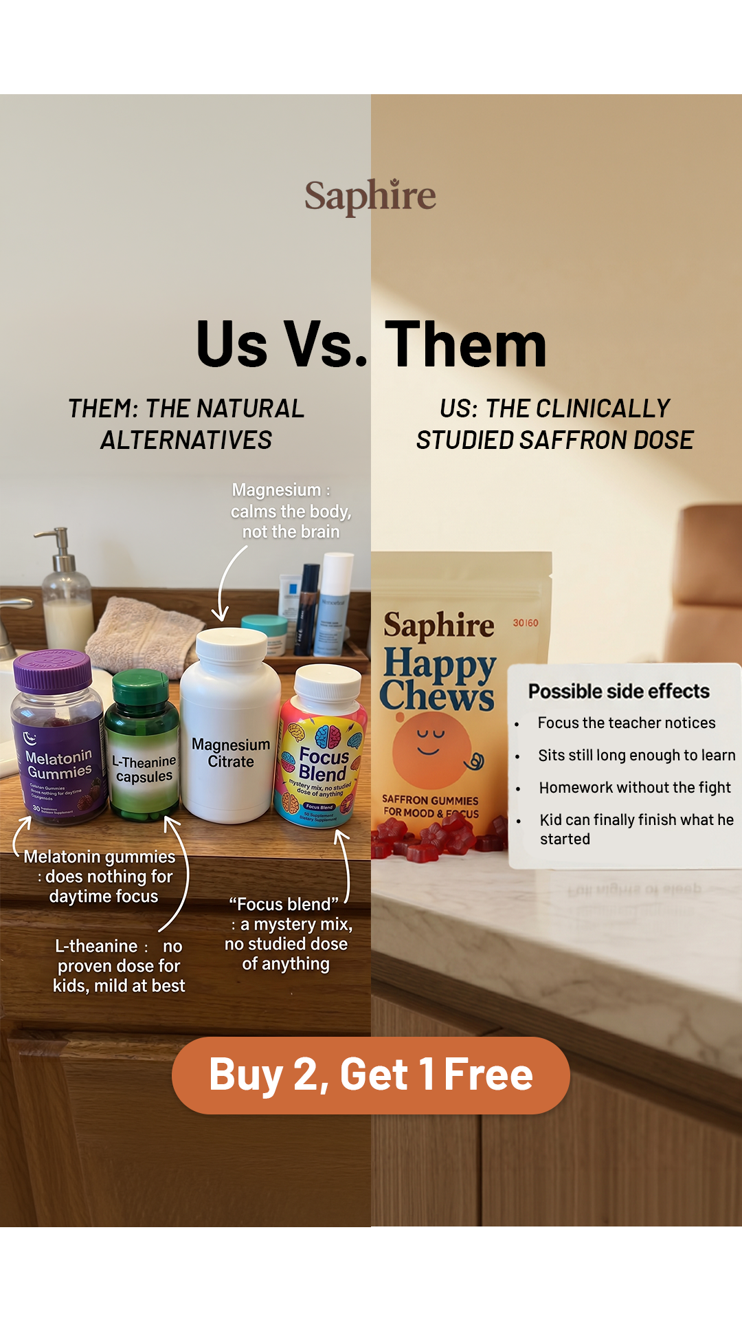 Saphire Saffron Facebook ad