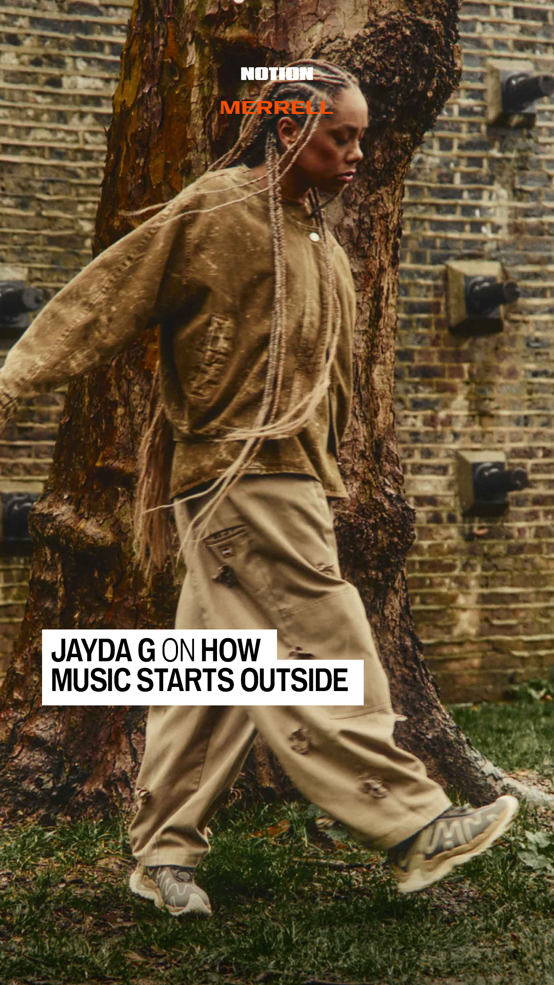 NOTION Facebook ad: Jayda G on How Music Starts Outside