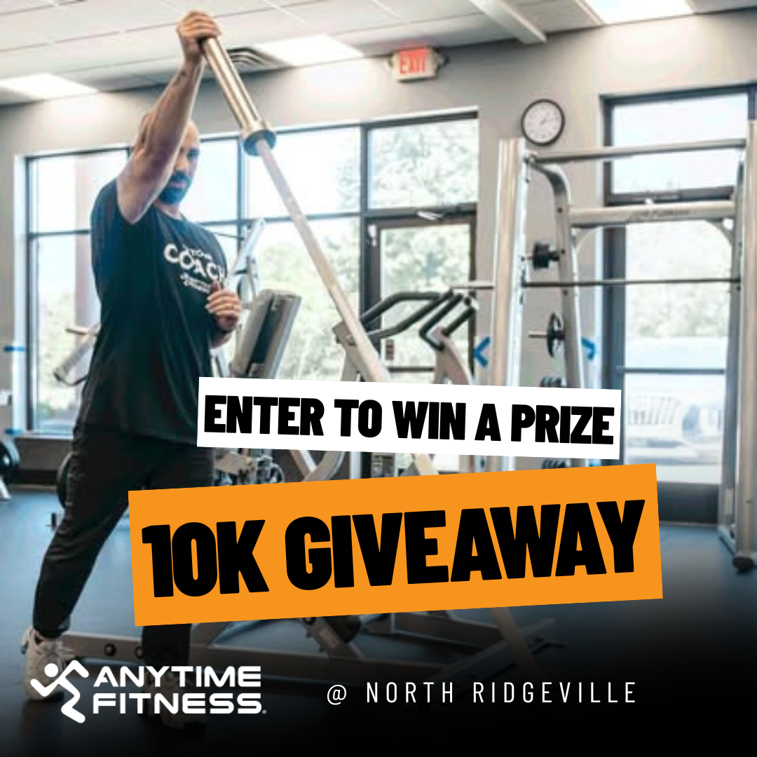 Anytime Fitness North Ridgeville Facebook ad: ๐๐ฎ๐ซ๐ง ๐
๐๐ญ & ๐๐๐ ๐๐๐!