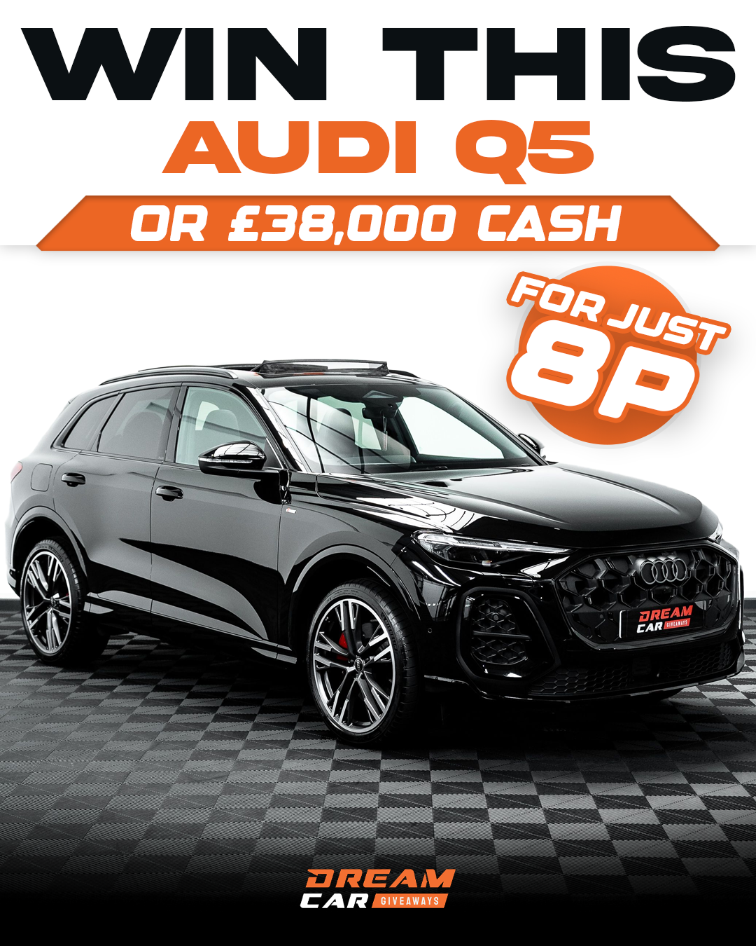 Dream Car Giveaways Facebook ad