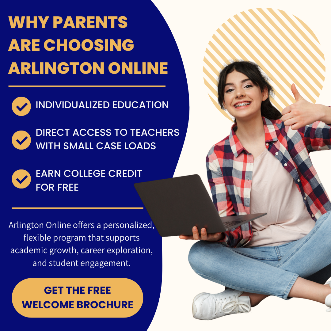 Arlington Online Facebook ad from May 20, 2026