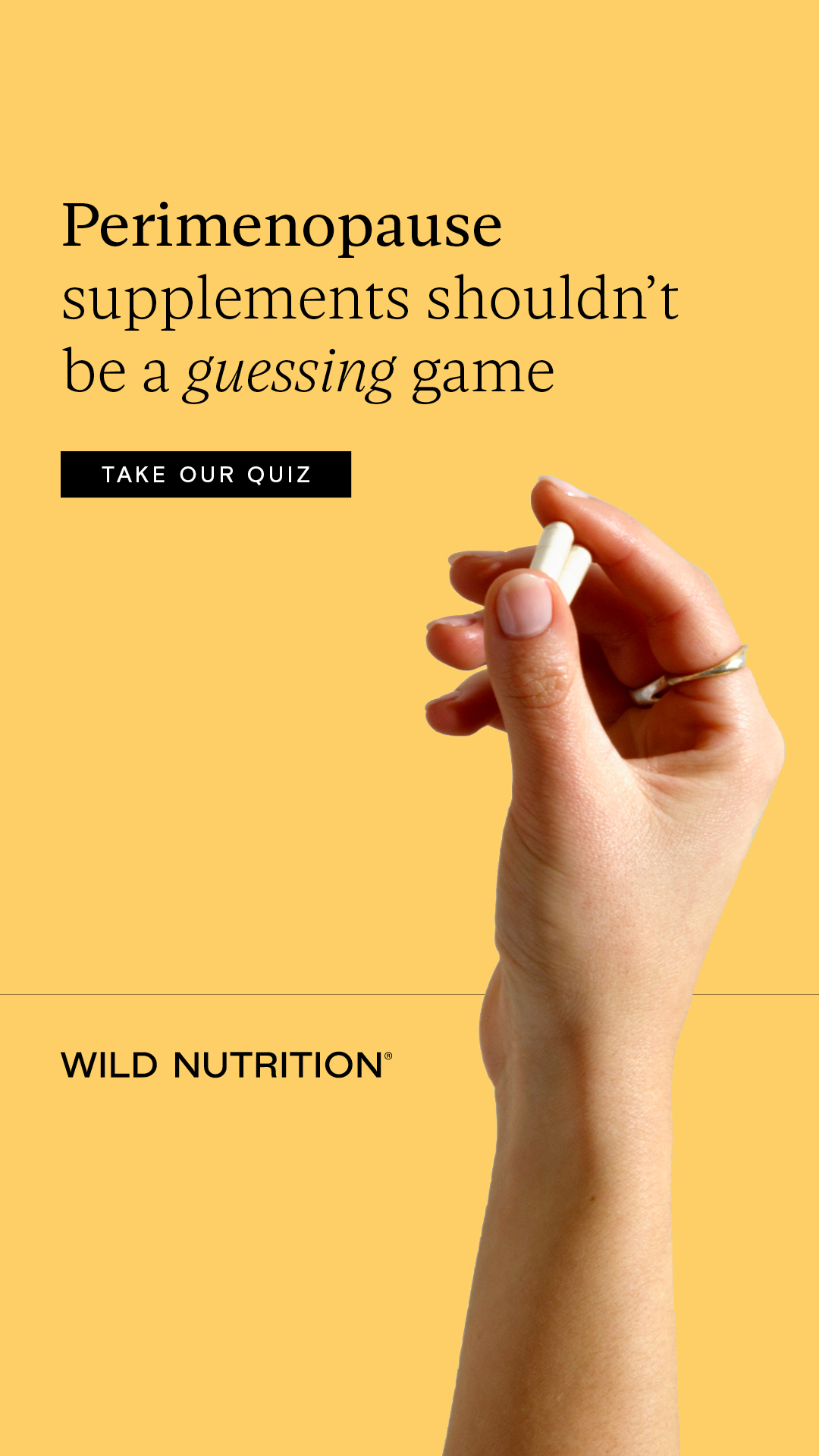 Wild Nutrition Facebook ad
