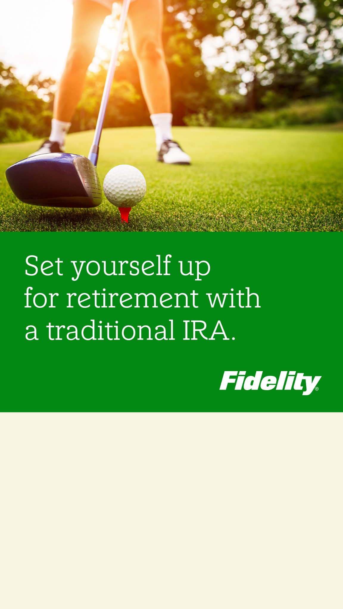 Fidelity Investments Facebook ad