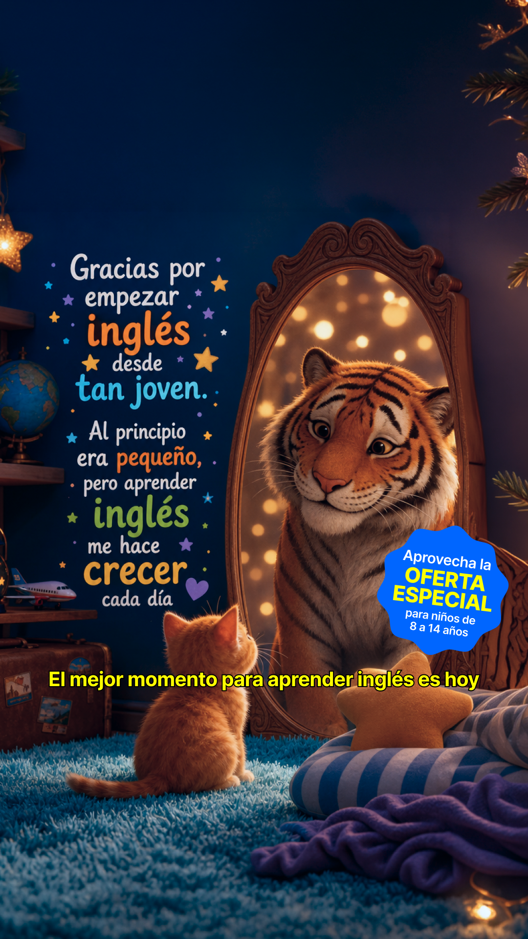 Open English Junior Facebook ad