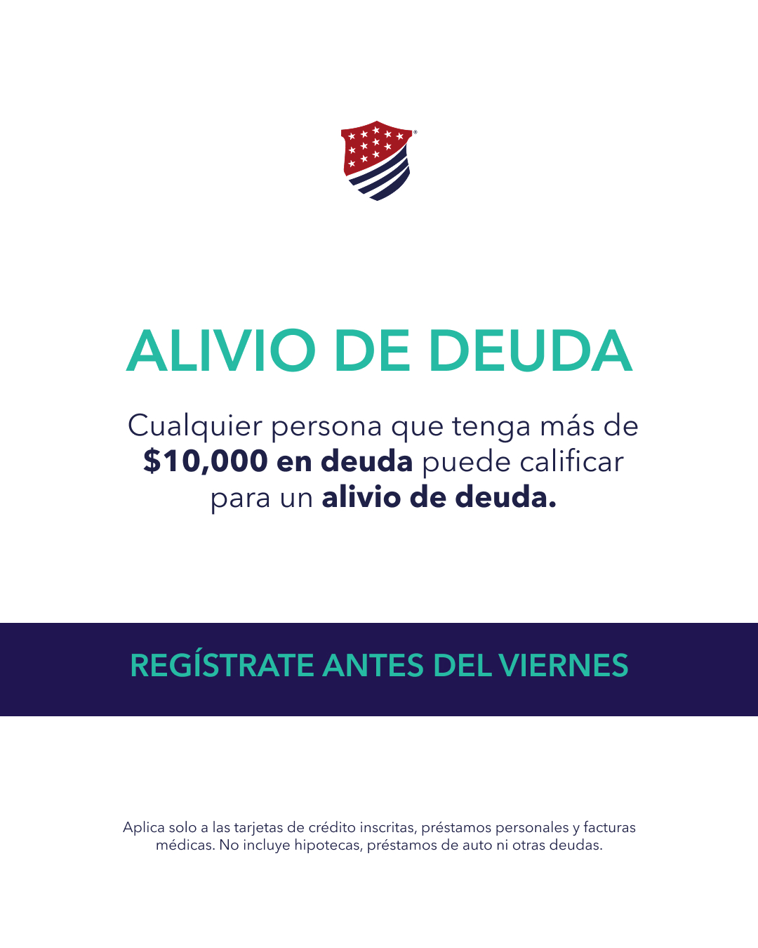 National Debt Relief Facebook ad