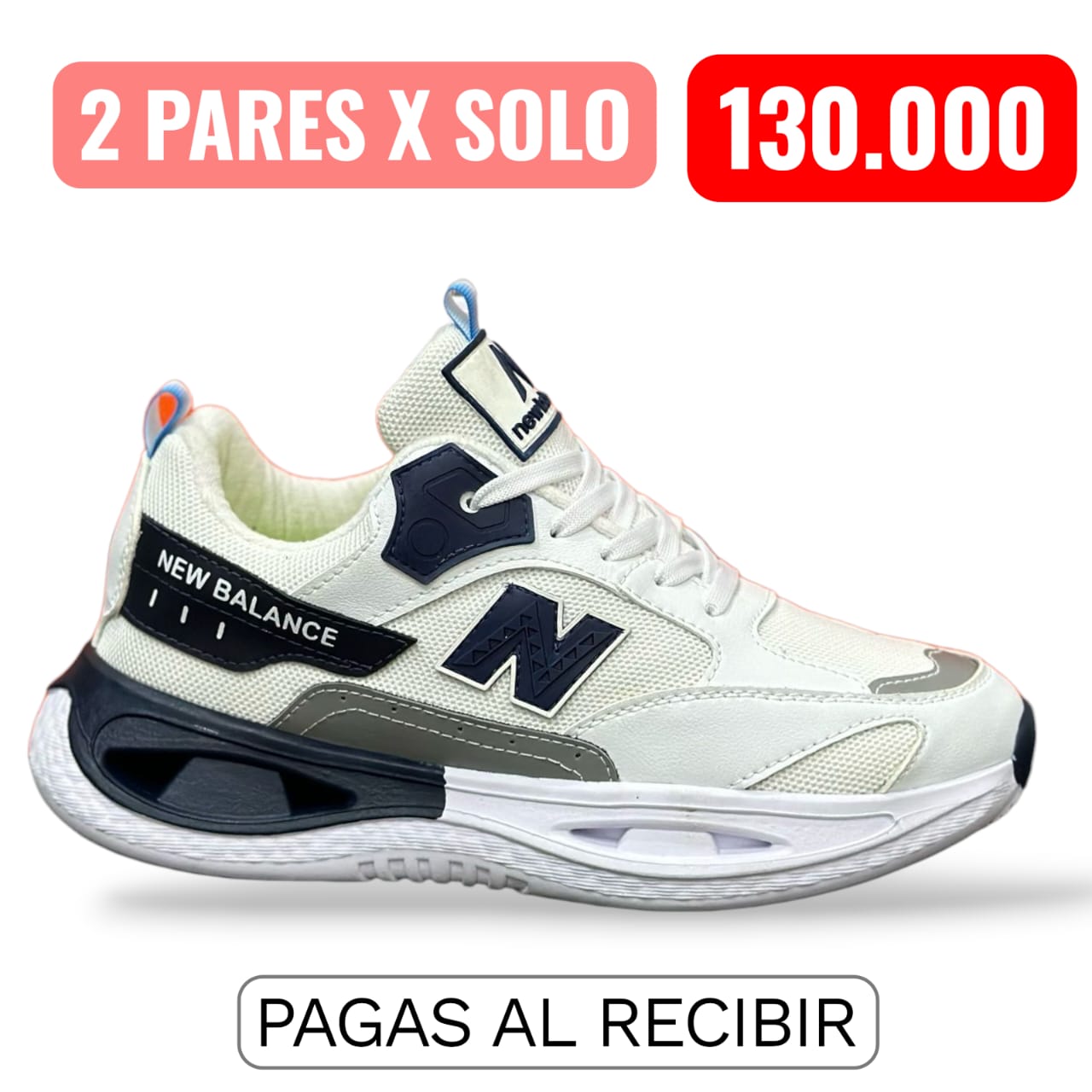 CALZA MODA Facebook ad: 2 pares por SOLO $130.000
