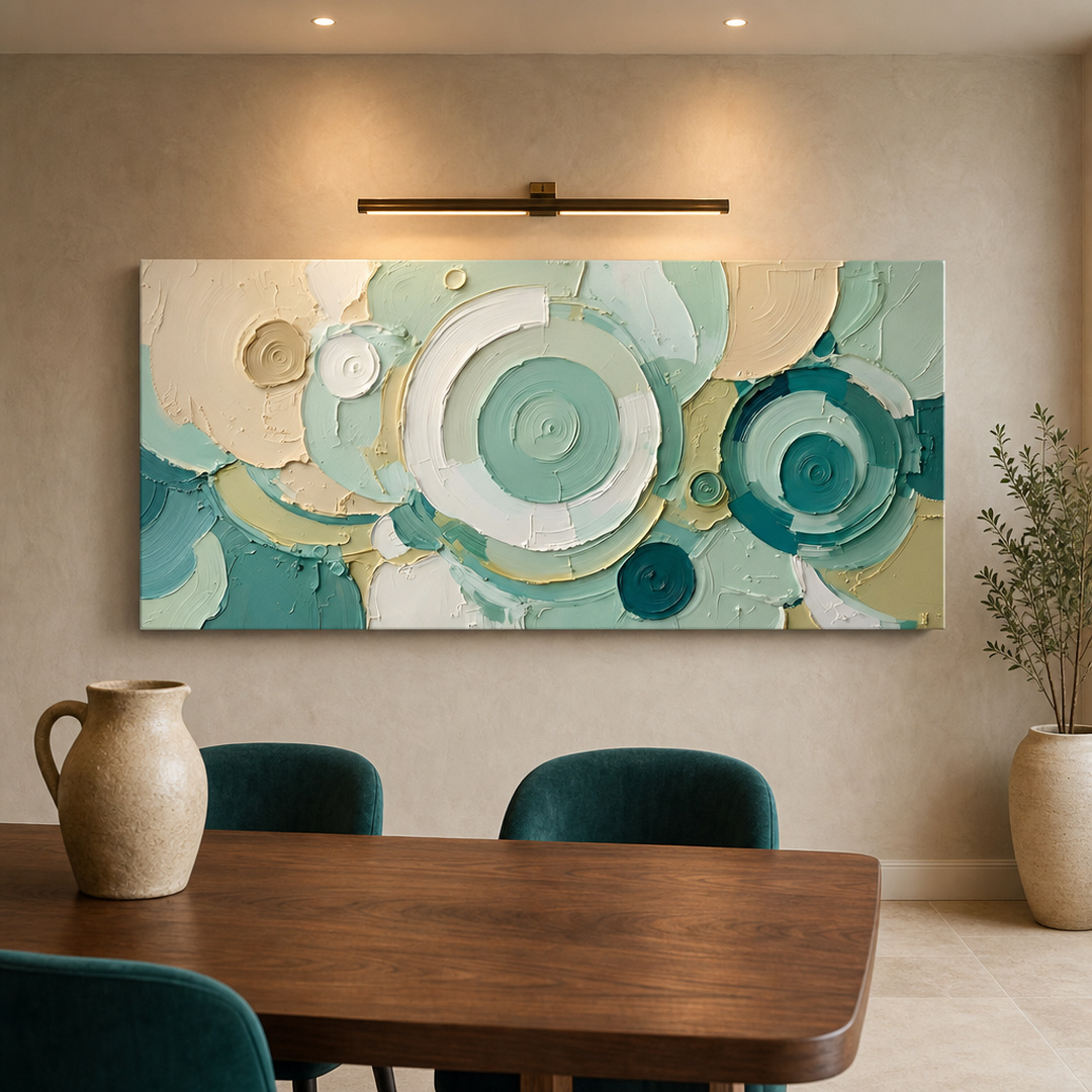 Tailored Canvases - Personalized Art Facebook ad: Circles of Harmony | Made in the USA | Ships Fast