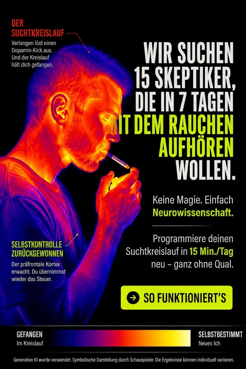 Hypnosis to Stop Smoking Facebook ad